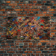 Carregar imagem no visualizador da galeria, Beautiful Jackson Pollock Inspired Canvas Prrint, Abstract Wall Art Painting Original Modern Home Décor, Large Canvas Wall Art, Splatter
