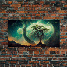 Load image into Gallery viewer, Gaia, norse mythology, canvas print, high fantasy art
