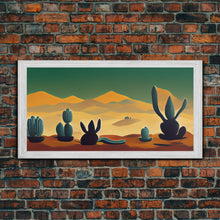 Load image into Gallery viewer, Pueblo style wall art, Arizona and Desert Cactus, canvas print
