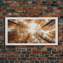 Carregar imagem no visualizador da galeria, Forest Art, Trees Wall Art, Fall Art Print, Panoramic Art, Wall Art, Canvas Art, Landscape Art, Wall Art Prints, Entryway Prints, RV Decor
