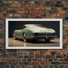 Cargar imagen en el visor de la galería, Classic Car Wall Art, Car Art, Automotive Art, Panoramic Art, Wall Art, Canvas Art, Landscape Art, Landscape Print, Gift For Car Lovers
