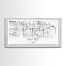 Carregar imagem no visualizador da galeria, Anaheim Street Map, California Map, Map Print, Modern Art, Wall Art, Canvas Print, Room Décor Aesthetic, Indie Room Décor, Wall Prints
