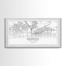 Load image into Gallery viewer, Bakersfield Street Map, California Map, Map Print, Modern Art, Wall Art, Canvas Print, Cabin Décor, Gift For Home, Unique Wall Art, Room Art

