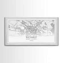 Carregar imagem no visualizador da galeria, Bucharest Street Map, Romania Map, Map Print, Modern Art, Wall Art, Canvas Art, Trendy Room Décor, Thank You Gift, Wall Décor Bedroom
