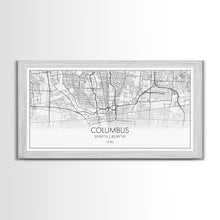 Cargar imagen en el visor de la galería, Columbus Street Map, Ohio Map, Map Print, Modern Art, Wall Art, Canvas Art, Cute Room Décor Aesthetic, Gift For Wife, Patriotic Décor
