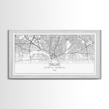 Load image into Gallery viewer, Dallas Street Map, Texas Map, Map Print, Minimalist Art, Wall Art, Canvas Art, Patriotic Décor, Boys Room Décor, Tiny House Gift, Home Décor
