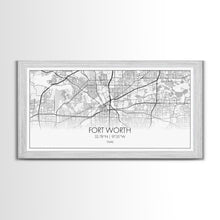 Load image into Gallery viewer, Fort Worth Map, Texas Map, Map Art, Minimalist Art, Wall Art, Canvas Art, Lake House Décor, RV Wall Décor, Birthday Gift, Office Wall Print
