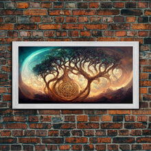 Load image into Gallery viewer, Gaia, norse mythology, canvas print, high fantasy art
