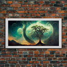 Load image into Gallery viewer, Gaia, norse mythology, canvas print, high fantasy art
