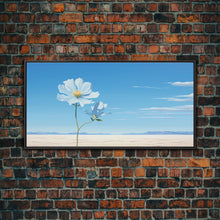 Load image into Gallery viewer, Desert Art, Wildflowers Wall Art, Botanical Painting, Panoramic Art, Wall Art, Canvas Art, Landscape Art, Horizontal Print, Thank You Gift
