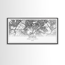 Carregar imagem no visualizador da galeria, Athens Street Map, Greece Map, Map Print, Modern Art, Wall Art, Canvas Print, Preppy Room Décor, Coffee Bar Décor, Graduation Gifts, Office
