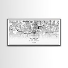 Carregar imagem no visualizador da galeria, Atlanta Street Map, Georgia Map, Map Print, Modern Art, Wall Art, Canvas Print, Housewarming Gift, Above Bed Prints, Wall Prints
