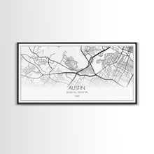 Carregar imagem no visualizador da galeria, Austin Street Map, Texas Map, Map Print, Modern Art, Wall Art, Canvas Print, Teen Girl Room Décor, Gift For Coworker, Bookshelf Décor
