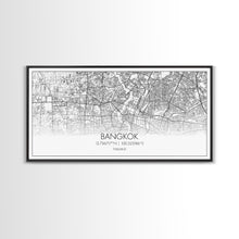 Load image into Gallery viewer, Bangkok Street Map, Thailand Map, Map Print, Modern Art, Wall Art, Canvas Print, Asian Art Print, Gift For Boss, Trendy Wall Art, Home Décor
