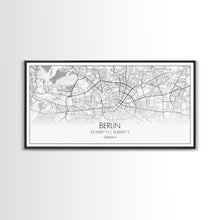 Load image into Gallery viewer, Berlin Street Map, Germany Map, Map Print, Modern Art, Wall Art, Canvas Print, Gift For New Home, Couples Décor, Minimalist Wall Art
