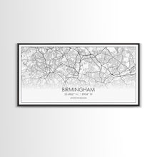 Carregar imagem no visualizador da galeria, Birmingham Street Map, United Kingdom Map, Map Print, Modern Art, Wall Art, Canvas Art, Grandma Gifts, Dorm Décor, Office Wall Art, Prints

