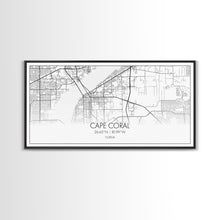 Carregar imagem no visualizador da galeria, Cape Coral Street Map, Florida Map, Map Print, Modern Art, Wall Art, Canvas Art, Rustic Décor, Bedroom Décor Women, Gift For The Home
