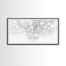 Cargar imagen en el visor de la galería, Columbus Street Map, Georgia Map, Map Print, Modern Art, Wall Art, Canvas Art, Couple Wall Décor, Bedroom Décor Man, Appreciation Gift
