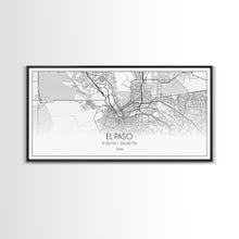 Load image into Gallery viewer, El Paso Street Map, Texas Map, Map Art, Minimalist Art, Wall Art, Canvas Art, Dorm Room Décor, Unique Room Décor, Father Gift, Prints
