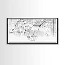 Load image into Gallery viewer, Elk Grove Street Map, California Map, Map Art, Minimalist Art, Wall Art, Canvas Art, Trendy Décor, Gift For Friend, Couple Wall Décor
