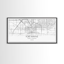 Load image into Gallery viewer, Fort Wayne Map, Nevada Map, Map Art, Minimalist Art, Wall Art, Canvas Art, Moving Gifts, Pool Room Décor, Bar Wall Art, Rustic Home Décor
