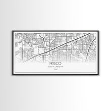 Load image into Gallery viewer, Frisco City Map, Texas Map, Map Art, Minimalist Art, Wall Art, Canvas Art, Black And White Art, College Student Gift, Man Cave Décor, Prints
