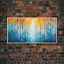 Carregar imagem no visualizador da galeria, Abstract Wall Art, Forest Wall Decor, Forest Painting, Wall Art, Canvas Print, Wall Hanging, Landscape Art, Farmhouse Wall Decor, Cozy Gift
