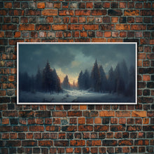 Load image into Gallery viewer, Dreamy Landscape Painting Canvas Print, country side, farmhouse decor, beautiful scenic wall art
