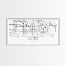 Carregar imagem no visualizador da galeria, Anaheim Street Map, California Map, Map Print, Modern Art, Wall Art, Canvas Print, Room Décor Aesthetic, Indie Room Décor, Wall Prints
