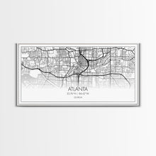 Carregar imagem no visualizador da galeria, Atlanta Street Map, Georgia Map, Map Print, Modern Art, Wall Art, Canvas Print, Housewarming Gift, Above Bed Prints, Wall Prints
