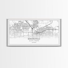 Load image into Gallery viewer, Bakersfield Street Map, California Map, Map Print, Modern Art, Wall Art, Canvas Print, Cabin Décor, Gift For Home, Unique Wall Art, Room Art
