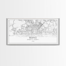 Carregar imagem no visualizador da galeria, Beijing Street Map, China Map, Map Print, Modern Art, Wall Art, Canvas Print, Asian Art Print, Moving Gift, Travel Wall Art, Apartment Décor
