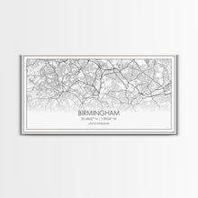 Carregar imagem no visualizador da galeria, Birmingham Street Map, United Kingdom Map, Map Print, Modern Art, Wall Art, Canvas Art, Grandma Gifts, Dorm Décor, Office Wall Art, Prints
