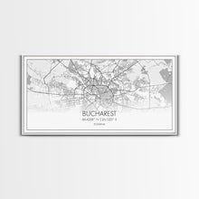 Carregar imagem no visualizador da galeria, Bucharest Street Map, Romania Map, Map Print, Modern Art, Wall Art, Canvas Art, Trendy Room Décor, Thank You Gift, Wall Décor Bedroom
