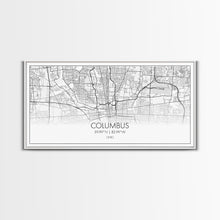 Cargar imagen en el visor de la galería, Columbus Street Map, Ohio Map, Map Print, Modern Art, Wall Art, Canvas Art, Cute Room Décor Aesthetic, Gift For Wife, Patriotic Décor
