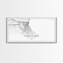 Load image into Gallery viewer, Corpus Christi Street Map, Texas Map, Map Print, Minimalist Art, Wall Art, Canvas Art, Homeschool Gifts, College Dorm Décor, Tiny Home Décor
