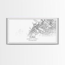 Load image into Gallery viewer, Dubai Street Map, United Arab Emirates Map, Map Print, Minimalist Art, Wall Art, Canvas Art, Cabin Wall Art, Gift For Traveler, Room Décor
