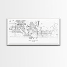Carregar imagem no visualizador da galeria, Eugene Street Map, Oregon Map, Map Art, Minimalist Art, Wall Art, Canvas Art, Newlywed Gift, Bar Wall Décor, Rustic Home Décor, Couples Gift

