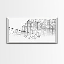 Load image into Gallery viewer, Fort Lauderdale Map, Florida Map, Map Art, Minimalist Art, Wall Art, Canvas Art, Gift For Newlyweds, Boys Room, Billiard Room Décor, Prints
