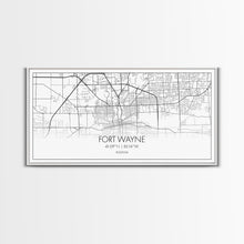 Load image into Gallery viewer, Fort Wayne Map, Nevada Map, Map Art, Minimalist Art, Wall Art, Canvas Art, Moving Gifts, Pool Room Décor, Bar Wall Art, Rustic Home Décor
