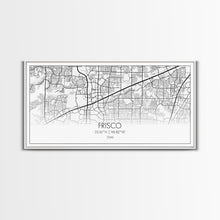 Load image into Gallery viewer, Frisco City Map, Texas Map, Map Art, Minimalist Art, Wall Art, Canvas Art, Black And White Art, College Student Gift, Man Cave Décor, Prints
