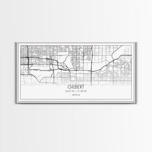 Load image into Gallery viewer, Gilbert City Map, Arizona Map, Map Art, Minimalist Art, Wall Art, Canvas Art, Lake House Décor, Ranch House Décor, Dorm Wall Décor, Home Art
