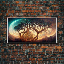 Load image into Gallery viewer, Gaia, norse mythology, canvas print, high fantasy art
