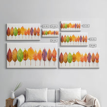 Carregar imagem no visualizador da galeria, Fall Leaves Photography Study, Framed Canvas Print, Fall Decor, Autumn Decor, Fall Centerpiece, Seasonal Art, Fall Centerpiece
