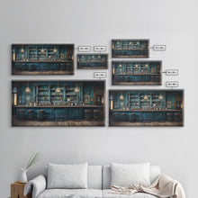 Load image into Gallery viewer, Bar Decor, Prohibition Wall Art, Saloon Wall Art, Canvas Print, Wall Hanging, Panoramic Art, Farmhouse Wall Decor, Kitchen Print, Gift Ideas
