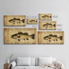 Load image into Gallery viewer, Fish Wall Decor, Animal Wall Art, Nature Wall Art, Minimalist Wall Decor, Panoramic Wall Decor, Canvas Print, Wall Art, Framed Canvas Art
