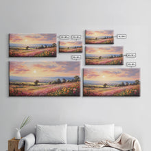 Load image into Gallery viewer, French Country Art, Framed Canvas Print, Farmhouse Art, French Country Decor, Rustic Minimalist Wall Art, Vintage Wall Art
