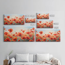 Carregar imagem no visualizador da galeria, Beautiful Flower Art, Buttercups, Framed Canvas Print, Flower Painting, Boho Style Decor, Minimalist Art, Botanical Art, Flower Art Prints

