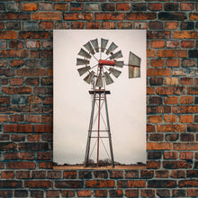 Cargar imagen en el visor de la galería, Rustic Farmhouse Home Decor, Windmill Photography Photo Print Art, Rustic Industrial Farmhouse Wall Art Picture, Country Landscape Picture
