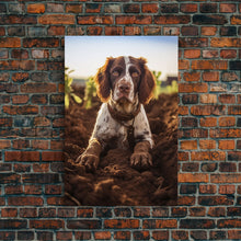 Load image into Gallery viewer, English Springer Spaniel Dog Wall Print, Farmhouse Wall Art, Wall Art, Framed Wall Art, Framed Canvas, Wall Print, Framed Wall Canvas
